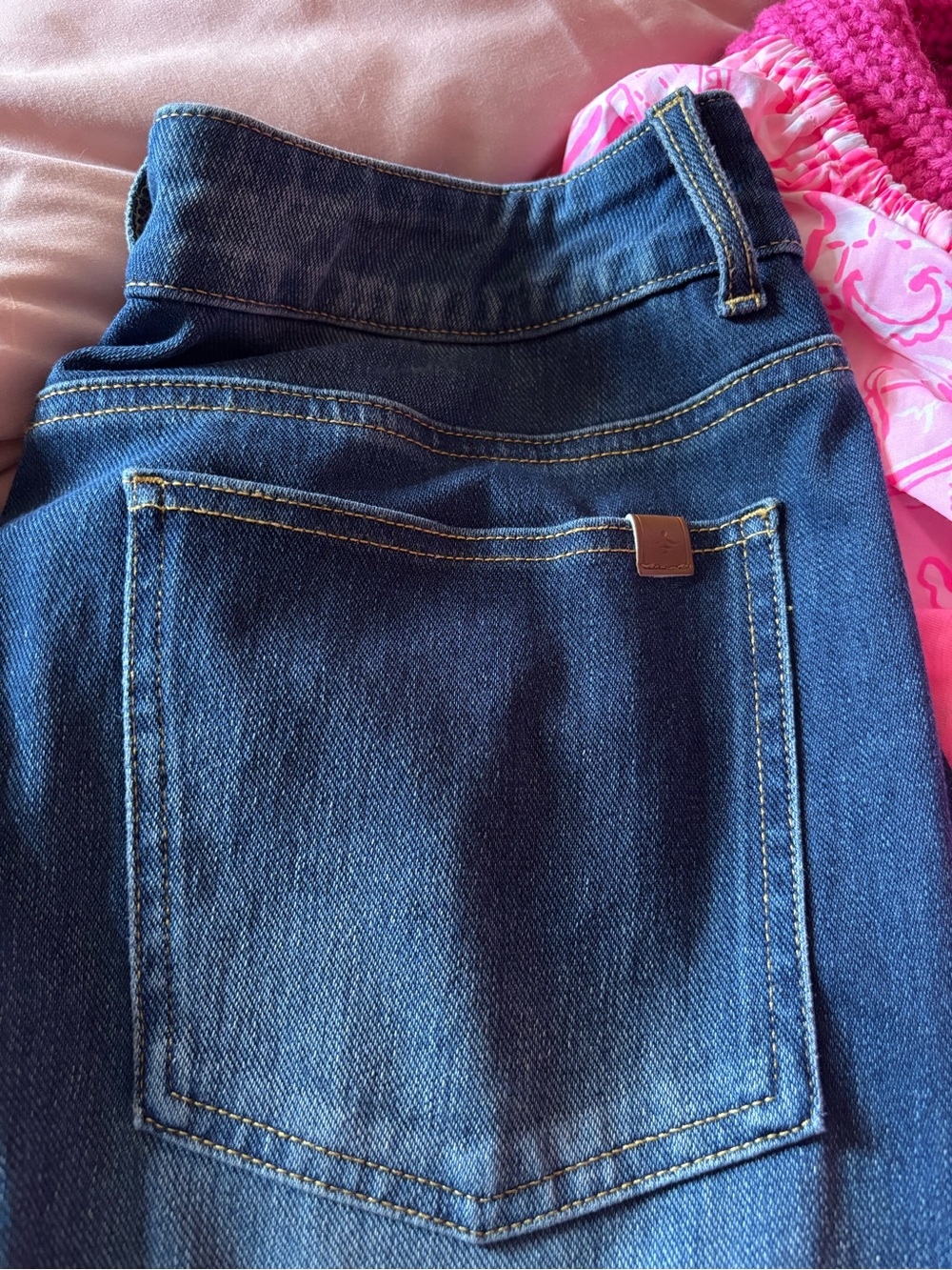 Halara Flex Asymmetrical Low Rise Wide Leg Jeans - Picture 6 of 9